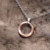 Möbius - Sterling and copper creation