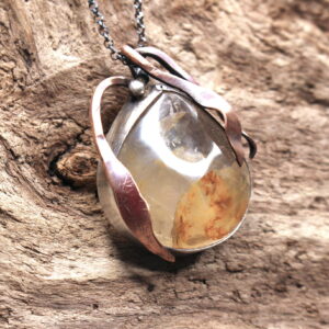 Perla de mi huerta - Sterling Silver, Copper, Citrine