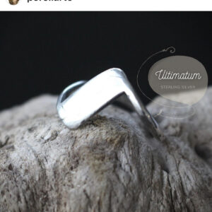 Ultimatum - Solid Sterling Silver Statement Ring