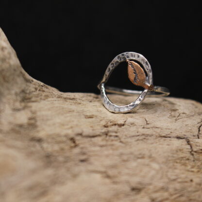 Lovely Leaf- Solid Sterling Silver and Copper - Image 3