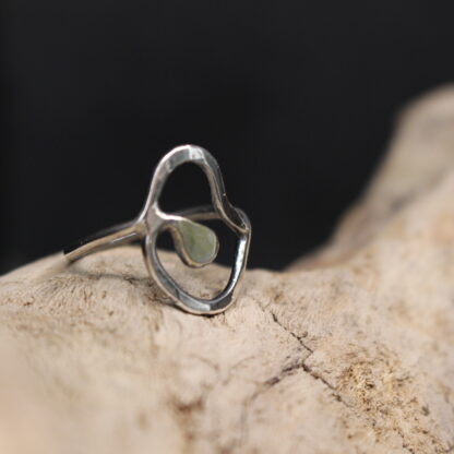 Inwards- Solid Fine Silver Statement Ring