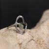 Inwards- Solid Fine Silver Statement Ring