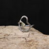 Inwards- Solid Fine Silver Statement Ring - Image 3