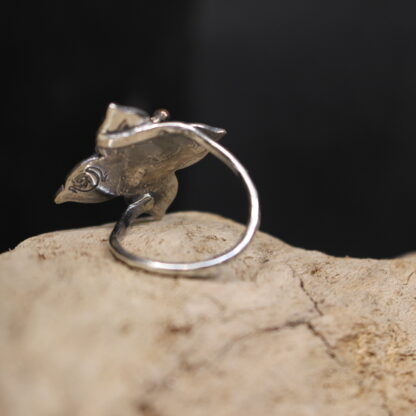 Mi flor linda - Solid Sterling Silver Statement Ring - Image 4