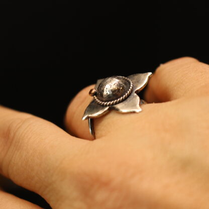 Mi flor linda - Solid Sterling Silver Statement Ring - Image 6