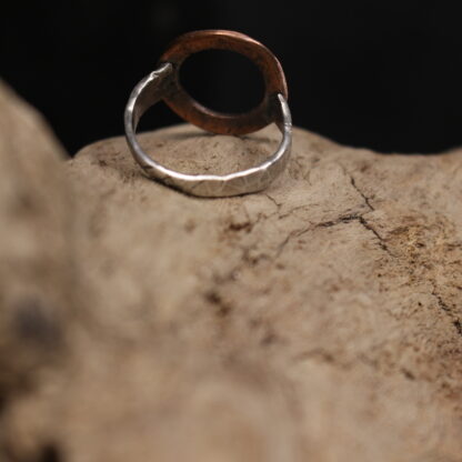 Oh! - Solid Sterling Silver and Copper Statement Ring - Image 5