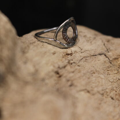 Iris - Sterling and Copper Statement Ring - Image 3