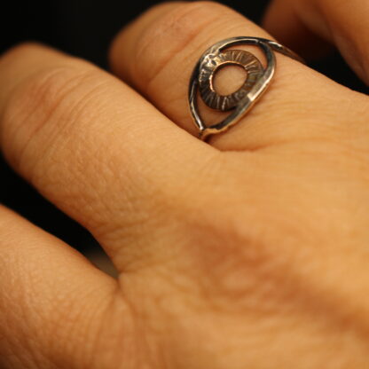 Iris - Sterling and Copper Statement Ring - Image 6