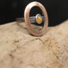Coat of Arms- Solid Sterling Silver, Copper and Ethiopian Opal.