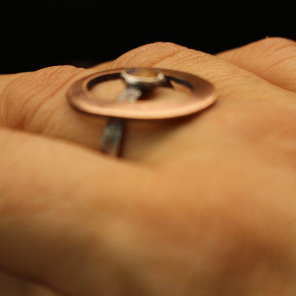 Coat of Arms- Solid Sterling Silver, Copper and Ethiopian Opal. - Image 7