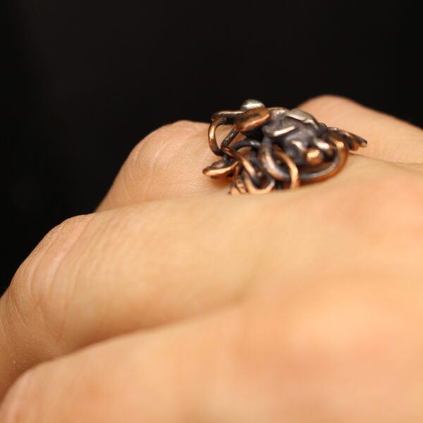 Ivy - Free Flow Design Solid Sterling Silver & Copper - Image 7