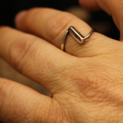 Life on the Edge - Solid Sterling Statement Ring - Image 8
