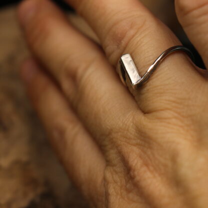 Life on the Edge - Solid Sterling Statement Ring - Image 9