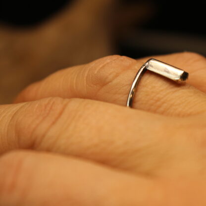 Life on the Edge - Solid Sterling Statement Ring - Image 10