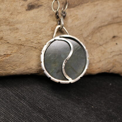 Zen Bleau- Sterling Silver and Blue Labradorite Necklace - Image 3