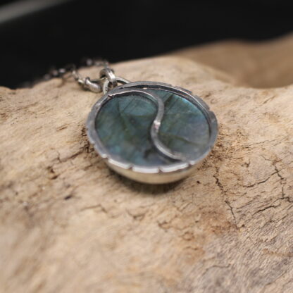 Zen Bleau- Sterling Silver and Blue Labradorite Necklace - Image 2