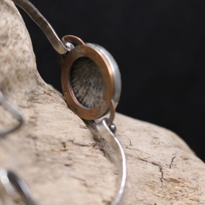 Coral Ode - Sterling Silver and Black Fossil Coral Bracelet. - Image 5