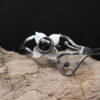 Black Ivy in Bloom - Sterling Silver and Onyx Bracelet.