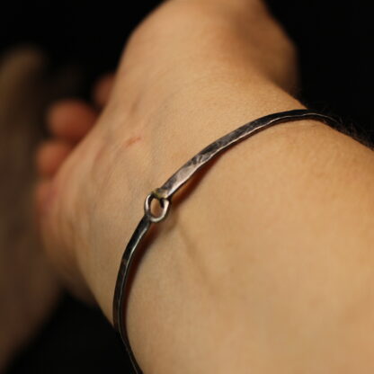 Black Ivy in Bloom - Sterling Silver and Onyx Bracelet. - Image 5
