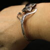 Black Ivy in Bloom - Sterling Silver and Onyx Bracelet. - Image 7