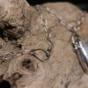 Magnetic Moonstone - Sterling Silver and Rainbow Moonstone Gemstone Necklace - Image 6