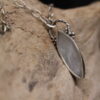 Magnetic Moonstone - Sterling Silver and Rainbow Moonstone Gemstone Necklace - Image 7