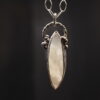Magnetic Moonstone - Sterling Silver and Rainbow Moonstone Gemstone Necklace - Image 8