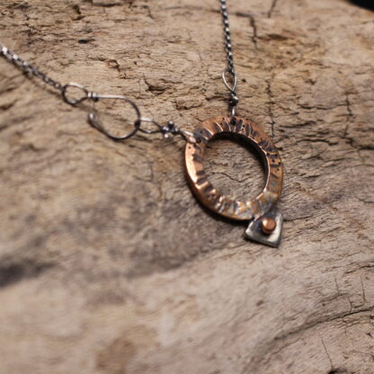 New Gender - Sterling Silver and Copper Necklace - Image 2