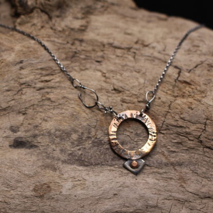 New Gender - Sterling Silver and Copper Necklace