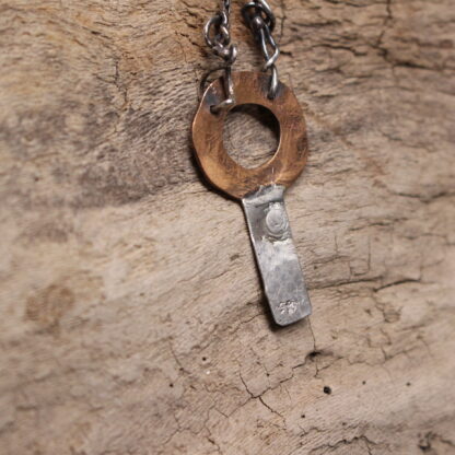 Gender Nouveao - Sterling Silver and Copper Necklace - Image 4