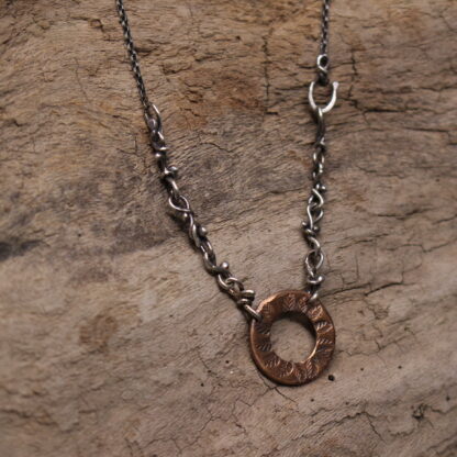 Life Itself - Sterling Silver and Copper Necklace (Copy) - Image 4