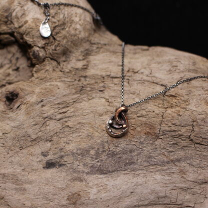 Sweet Fig - Sterling Silver and Copper Necklace - Image 4