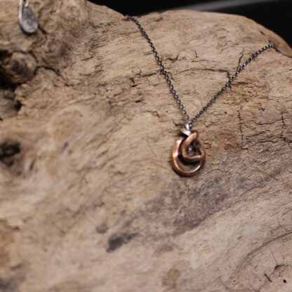 Sweet Fig - Sterling Silver and Copper Necklace - Image 5