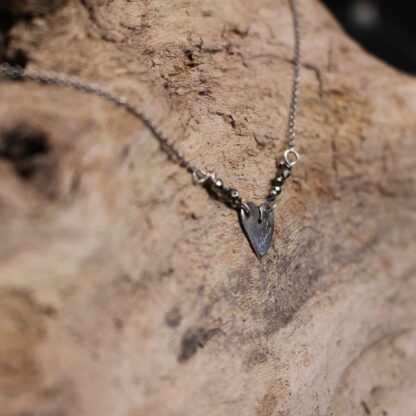 My Heart Grows - Sterling Silver, Copper and Gemstone Beads Necklace. - Image 5