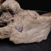 Fountain of Light- Sterling Silver, Copper and Orange Carnelian Agate Necklace - Image 2