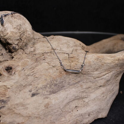 Life On The Edge- Minimalistic Sterling Silver Necklace