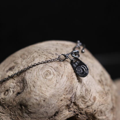 Life On The Edge- Minimalistic Sterling Silver Necklace - Image 3