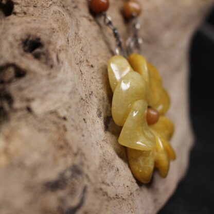 Sun in Bloom - Sterling Silver and Aventurine Gemstone Necklace - Image 4