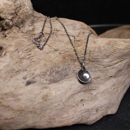 Lovely Scoop - Sterling Silver and Copper Necklace - Image 2