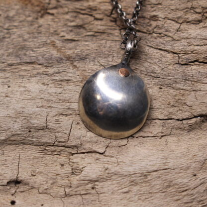 Lovely Scoop - Sterling Silver and Copper Necklace - Image 7