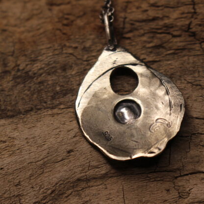 Whimsical Yang - Sterling Silver and Copper Necklace - Image 7