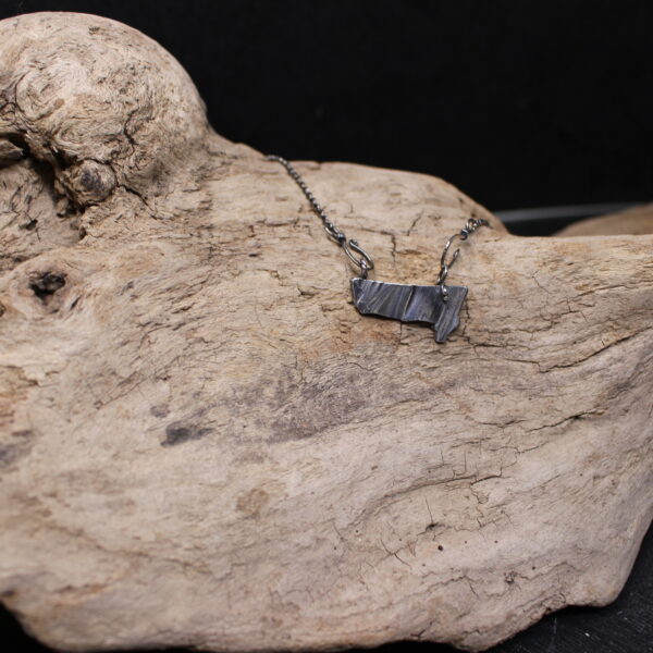 Perito Moreno - Sterling Silver Minimalistic Necklace - Image 2