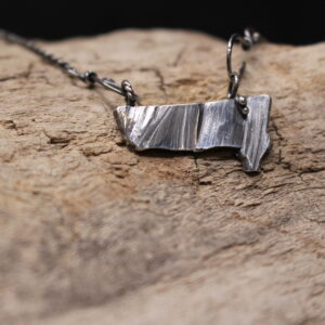 Perito Moreno - Sterling Silver Minimalistic Necklace