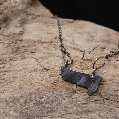 Perito Moreno - Sterling Silver Minimalistic Necklace - Image 4