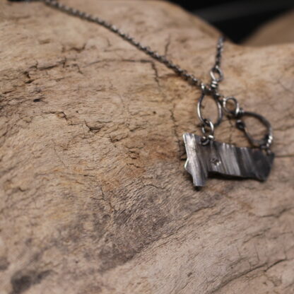 Perito Moreno - Sterling Silver Minimalistic Necklace - Image 5