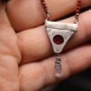 Ancient Tear- Sterling Silver, Madagascar Ruby, Aquamarine and Carnelian Necklace - Image 12